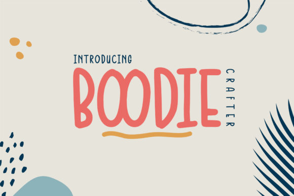 Boodie Crafter: A Fresh and Vintage Display Font for Editorial Design