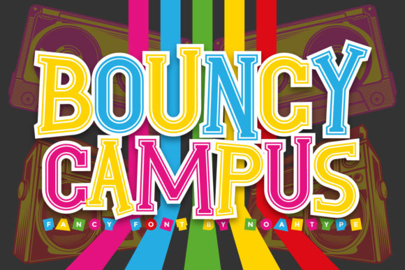 Bouncy Campus: A Display Font for Campaigns That Stand Out