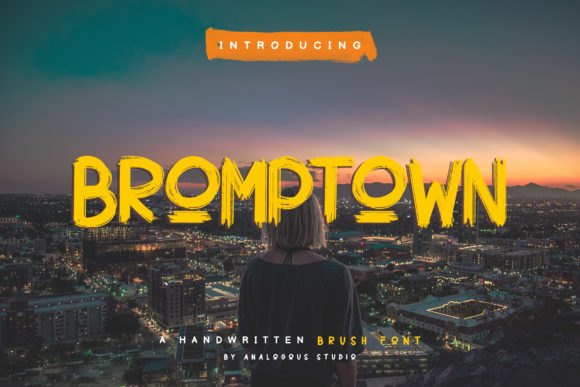 Discover Bromptown: A Stylish Handwritten Brush Script Font