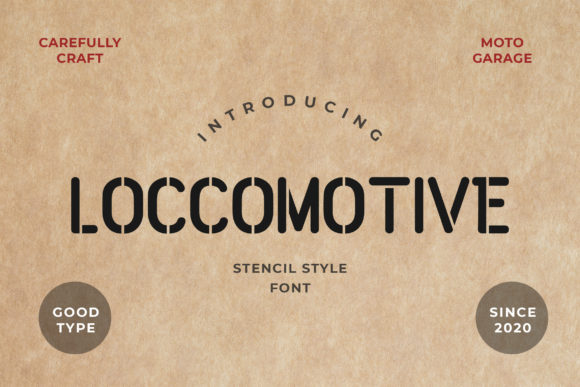 Discover the Charm of Loccomotive: A Unique Display Font