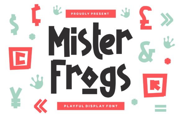 Discover the Whimsical Charm of Mister Frogs Font