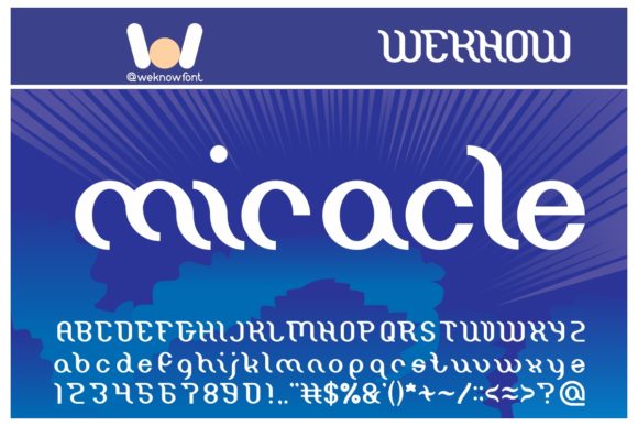 Exploring Miracle: A Versatile Display Font