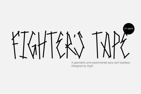 Fighter s Tape Font: A Designer's Test for a Real Branding Project