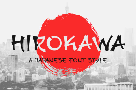 Hirokawa: A Bold and Genuine Japanese Inspired Display Font