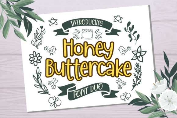 Honey Buttercake: A Sweet and Complex Display Font