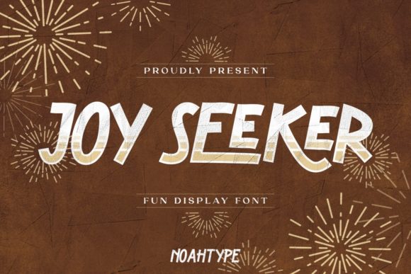 Joy Seeker Font for Digital Design and Brand Identity