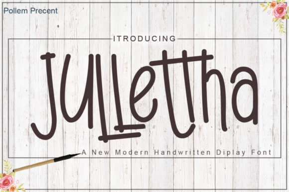 Jullettha and Mellita: A Font for Creative Product Making