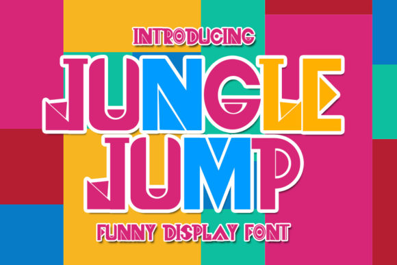 Jungle Jump: A Playful Display Font for Engaging Campaigns