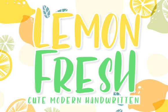Lemon Fresh: A Playful Display Font for Editorial Design