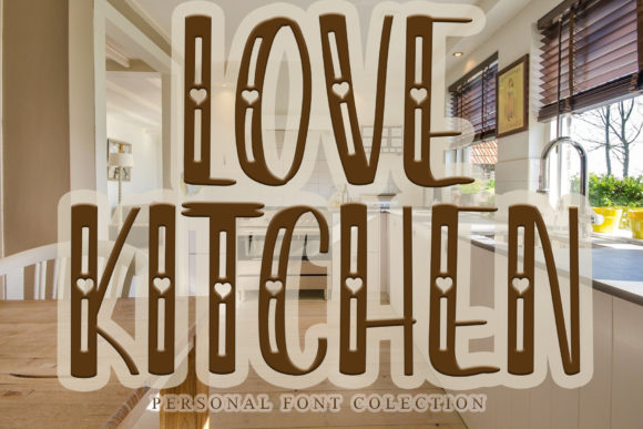 Love Kitchen: A Charming Display Font for Web Design