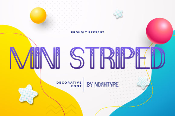 Mini Striped: A Bold Display Font for Modern Projects