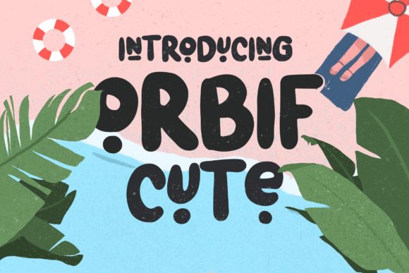Orbif Cute: A Bold Display Font for Creative Web Design