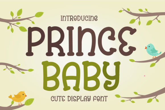 Prince Baby: A Modern Display Font for Marketing & Branding