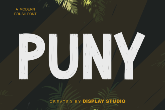 Puny Font: A Bold Display Typeface for Marketing Impact