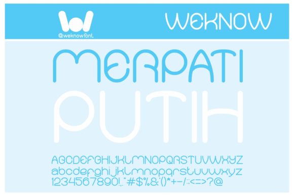 The Merpati Putih Display Font for a More Memorable Brand