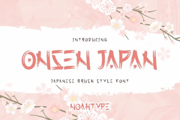 The Onsen Japan Display Font for Crafting Authentic Brands