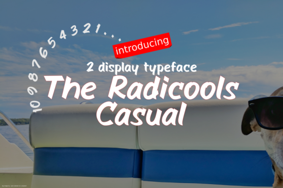 Using The Radicools Casual Font in Digital Design