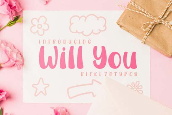 Will You: A Joyful Display Font for Creative Makers