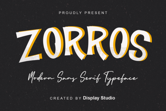 Zorros Font: A Charming Display Typeface for Campaign Visuals